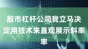 股市杠杆公司我立马决定用技术来直观展示斜率