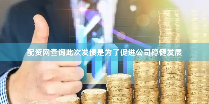 配资网查询此次发债是为了促进公司稳健发展